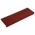 Alfombrilla autoadhesiva escalera 30 uds rojo 65x21x4