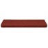 Alfombrilla autoadhesiva escalera 30 uds rojo 65x21x4