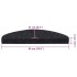 Alfombrilla autoadhesiva escalera 30 uds negro 65x21x4