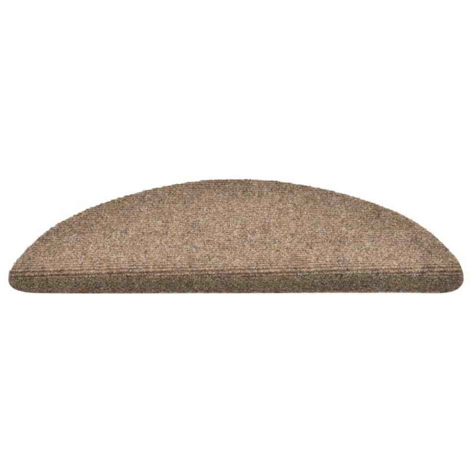 Alfombrilla autoadhesiva escalera 30 uds crema 56x17x3