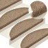 Alfombrilla autoadhesiva escalera 30 uds crema 56x17x3