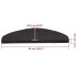 Alfombrilla autoadhesiva escalera 30 uds negro 65x22,5x3,5