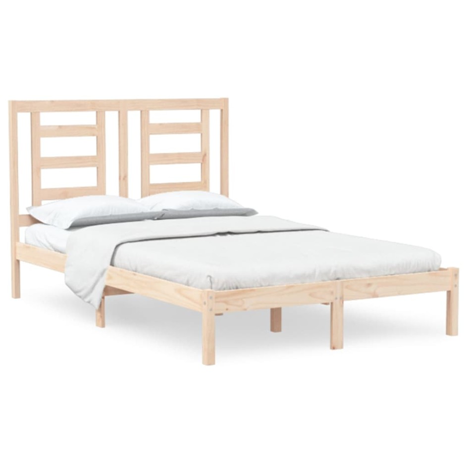 Estructura de cama madera maciza de pino 120x200