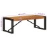Mesa de centro 100x50x35 cm madera maciza