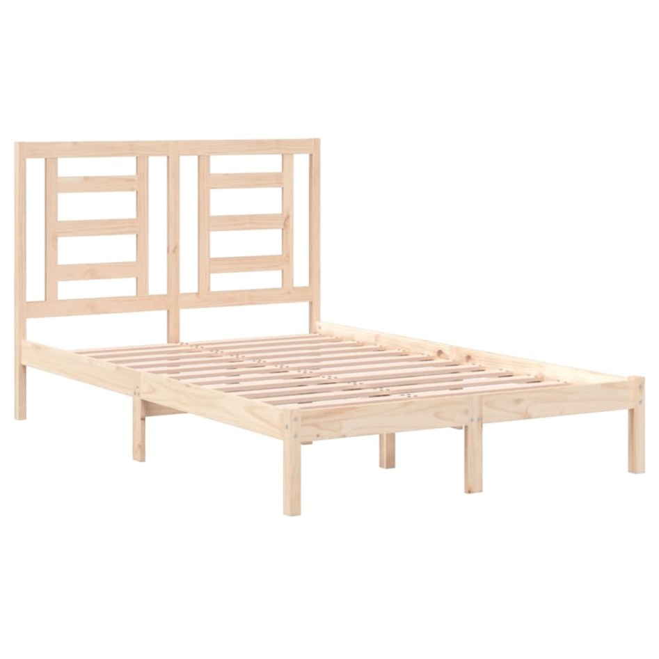 Estructura de cama madera maciza de pino 120x200