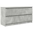 Mueble de TV madera de ingeniería gris hormigón 100x35x54