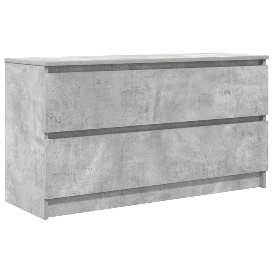 Mueble de TV madera de ingeniería gris hormigón 100x35x54
