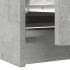 Mueble de TV madera de ingeniería gris hormigón 100x35x54