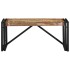 Mesa de centro multicolor 80x40x35 cm madera maciza