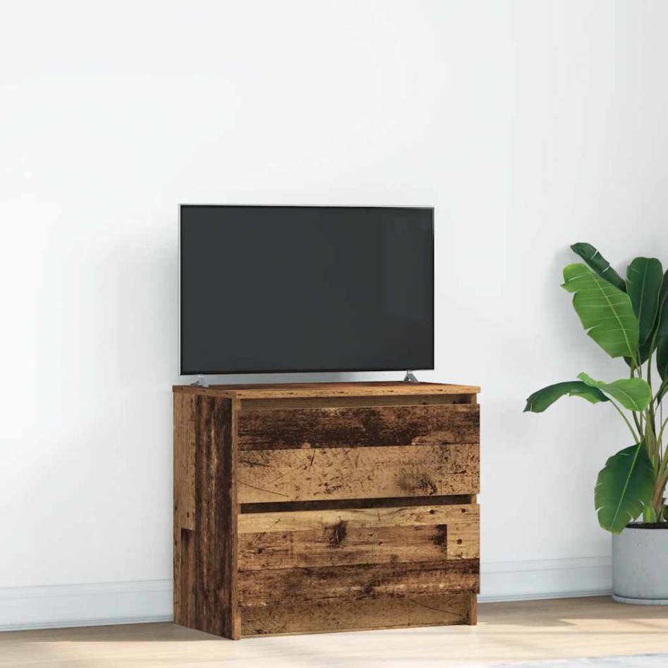 Mueble de TV de madera antigua 60x35x54 cm Madera