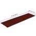 Alfombrillas escaleras autoadhesivas 30uds rojas 76x20
