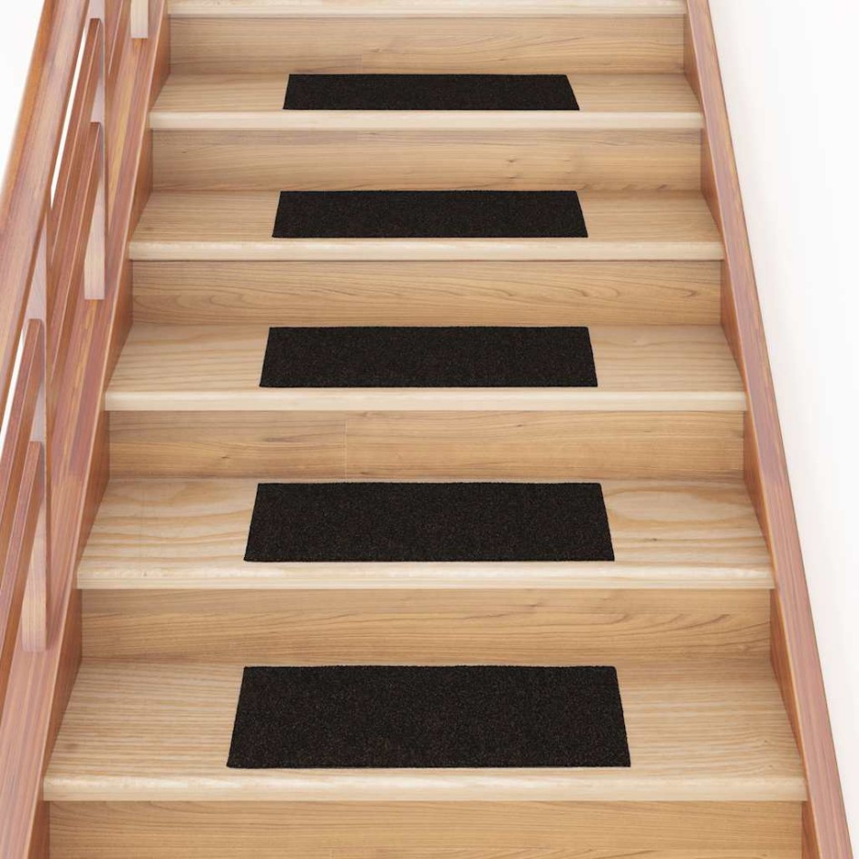 Alfombrillas escaleras autoadhesivas 30uds 60x25