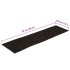 Alfombrillas escaleras autoadhesivas 30uds marrón 76x20
