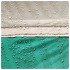 Tienda de playa para 2 personas impermeable verde