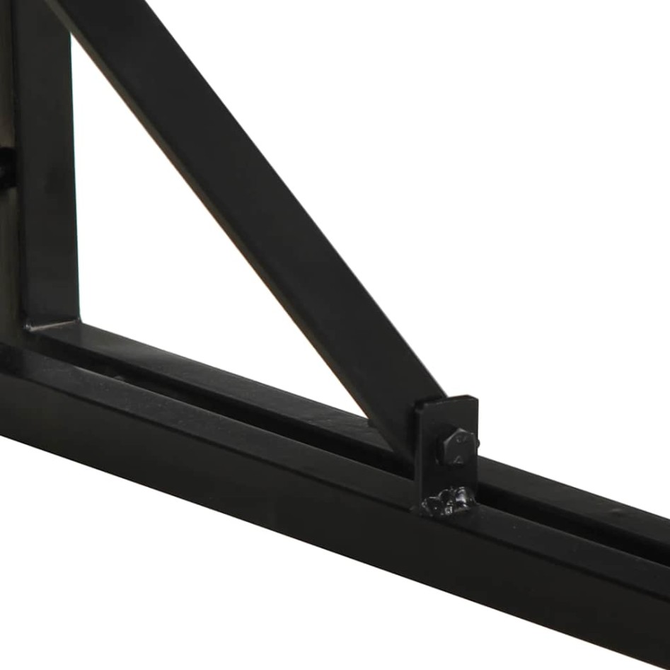 Mesa de centro multicolor 50x50x35 cm madera maciza