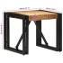 Mesa de centro 40x40x35 cm madera maciza de mango