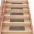 Alfombrillas escaleras autoadhesivas 30uds crema 60x25