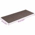 Alfombrillas escaleras autoadhesivas 30uds crema 60x25