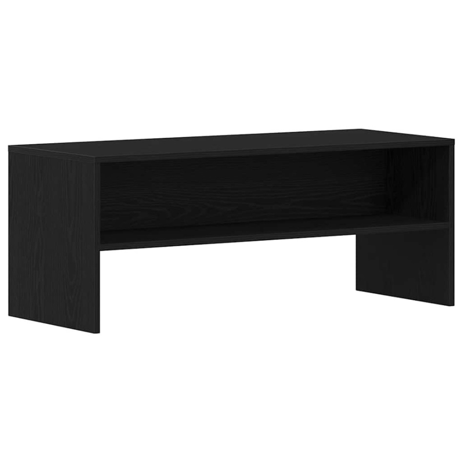 Mueble para TV madera contrachapada roble negro100x40x40