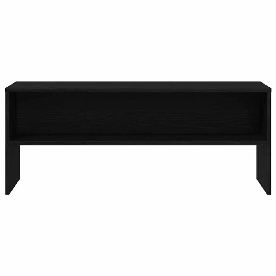 Mueble para TV madera contrachapada roble negro100x40x40