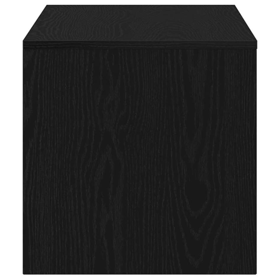Mueble para TV madera contrachapada roble negro100x40x40