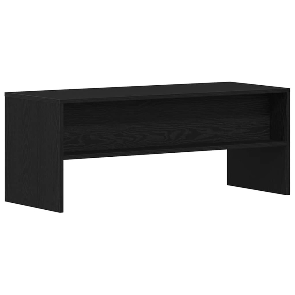 Mueble para TV madera contrachapada roble negro100x40x40