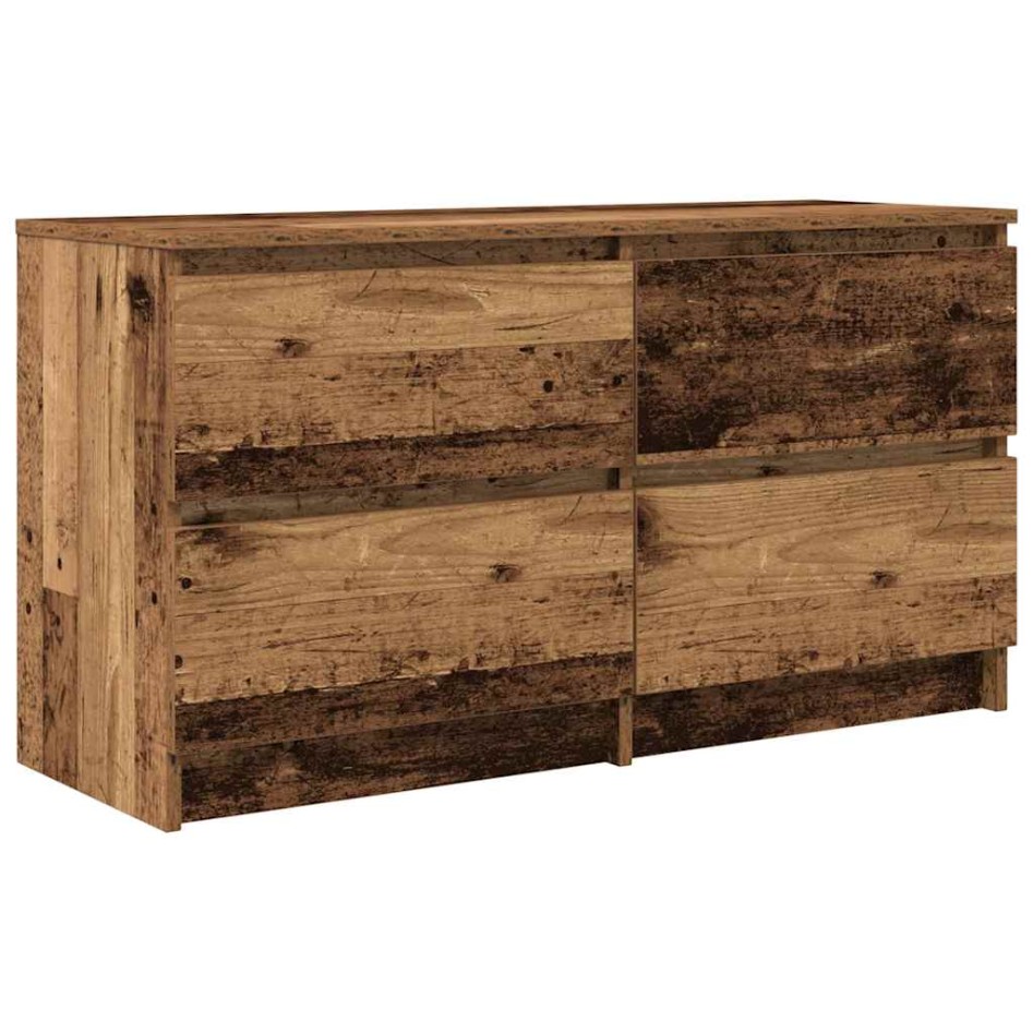 Mueble de TV de madera antigua 100x35x54 cm Madera