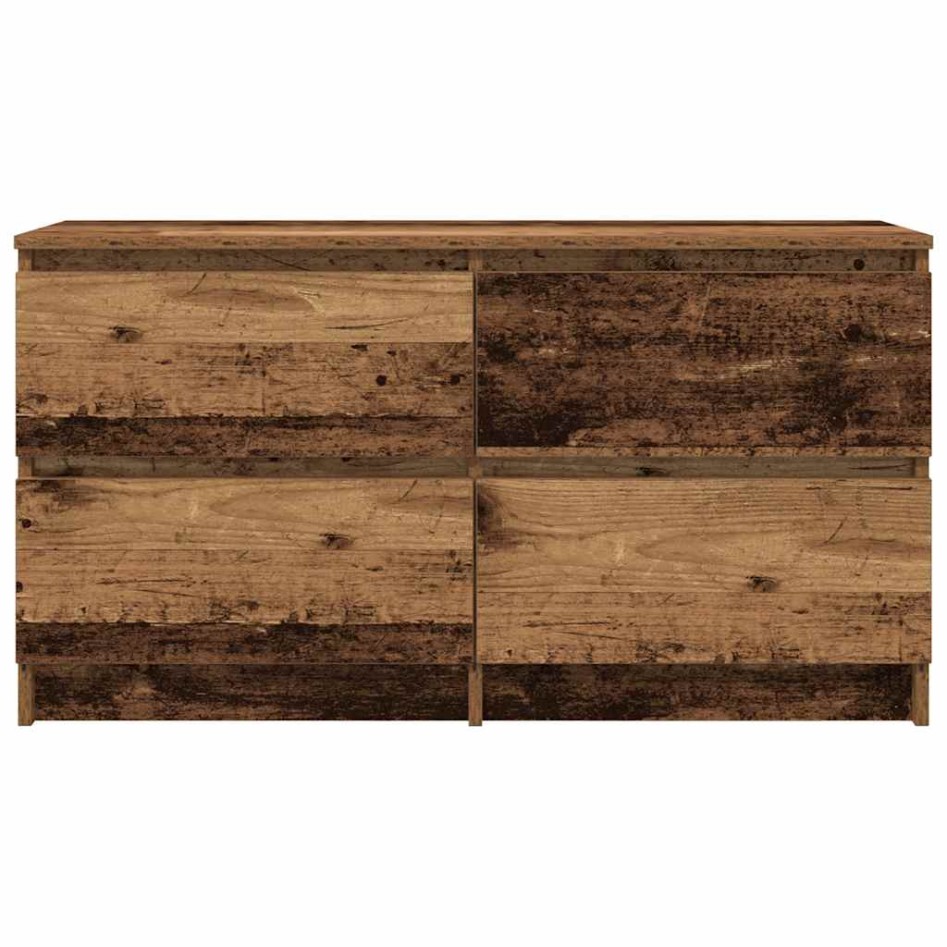 Mueble de TV de madera antigua 100x35x54 cm Madera