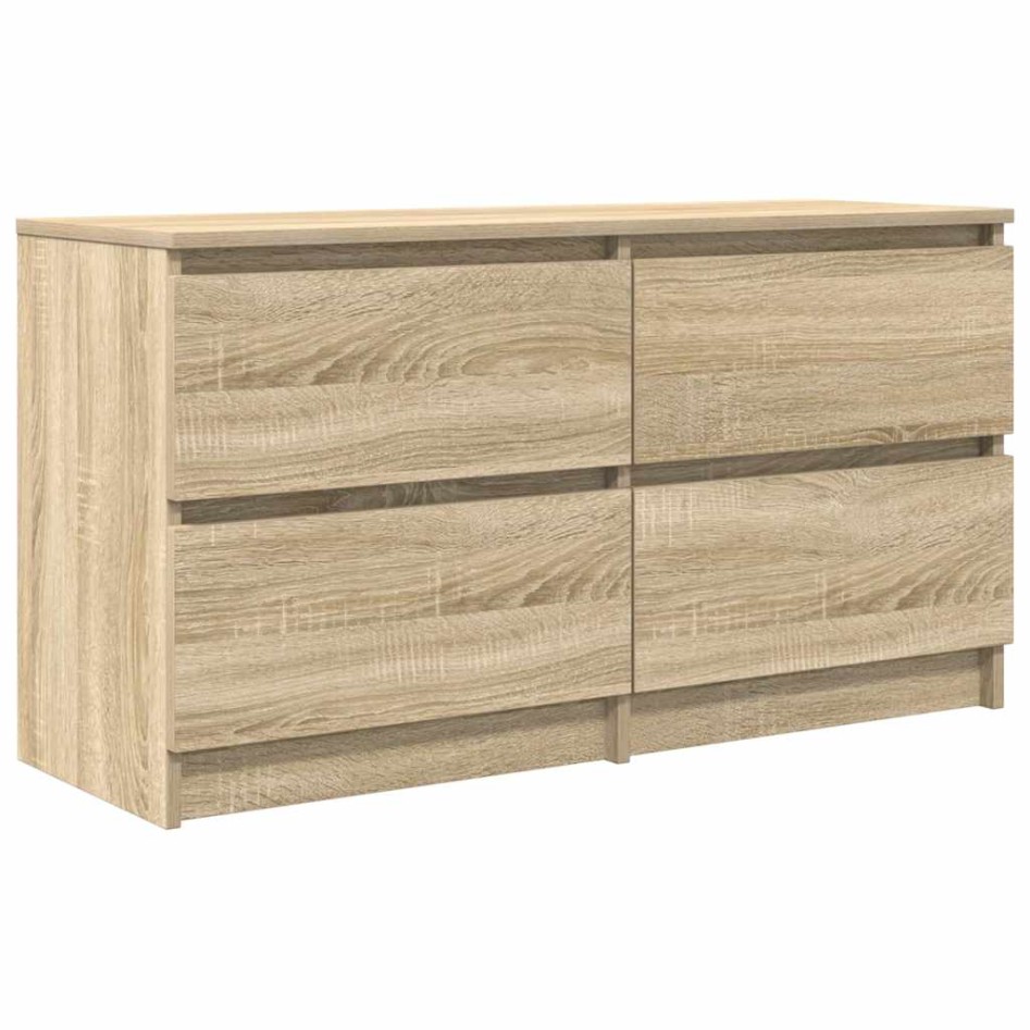 Mueble de TV madera de ingeniería roble Sonoma 100x35x54