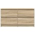 Mueble de TV madera de ingeniería roble Sonoma 100x35x54