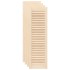 Puerta de armario de lamas 4 uds 99x29,5 cm madera de
