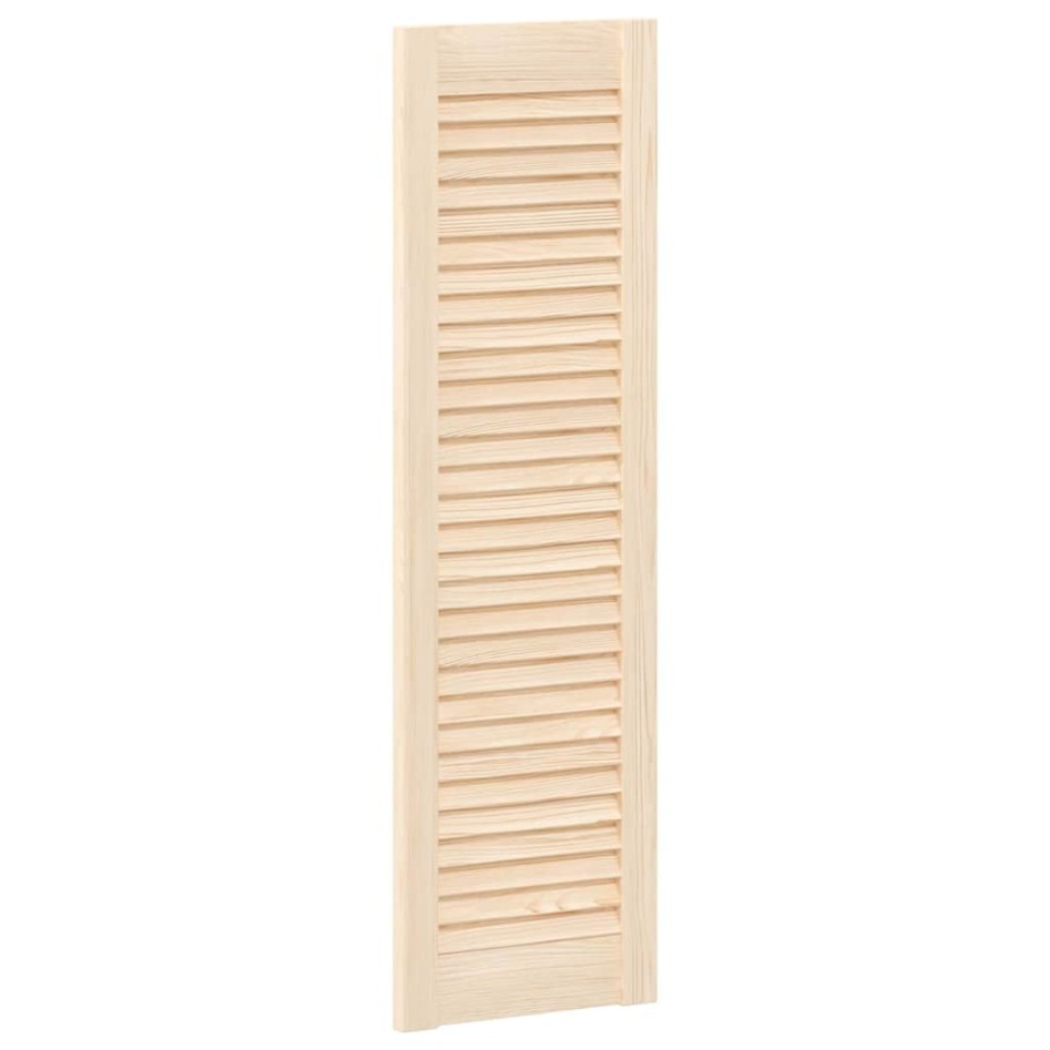 Puerta de armario de lamas 4 uds 99x29,5 cm madera de