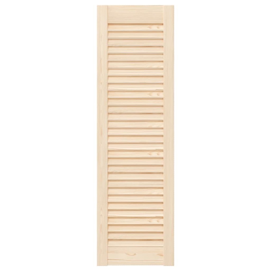 Puerta de armario de lamas 4 uds 99x29,5 cm madera de