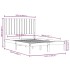 Estructura de cama madera maciza de pino 140x200