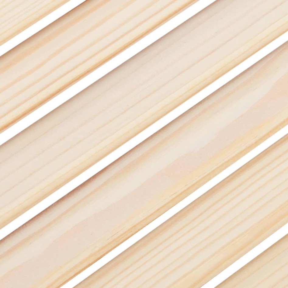 Puerta de armario de lamas 4 uds 99x29,5 cm madera de