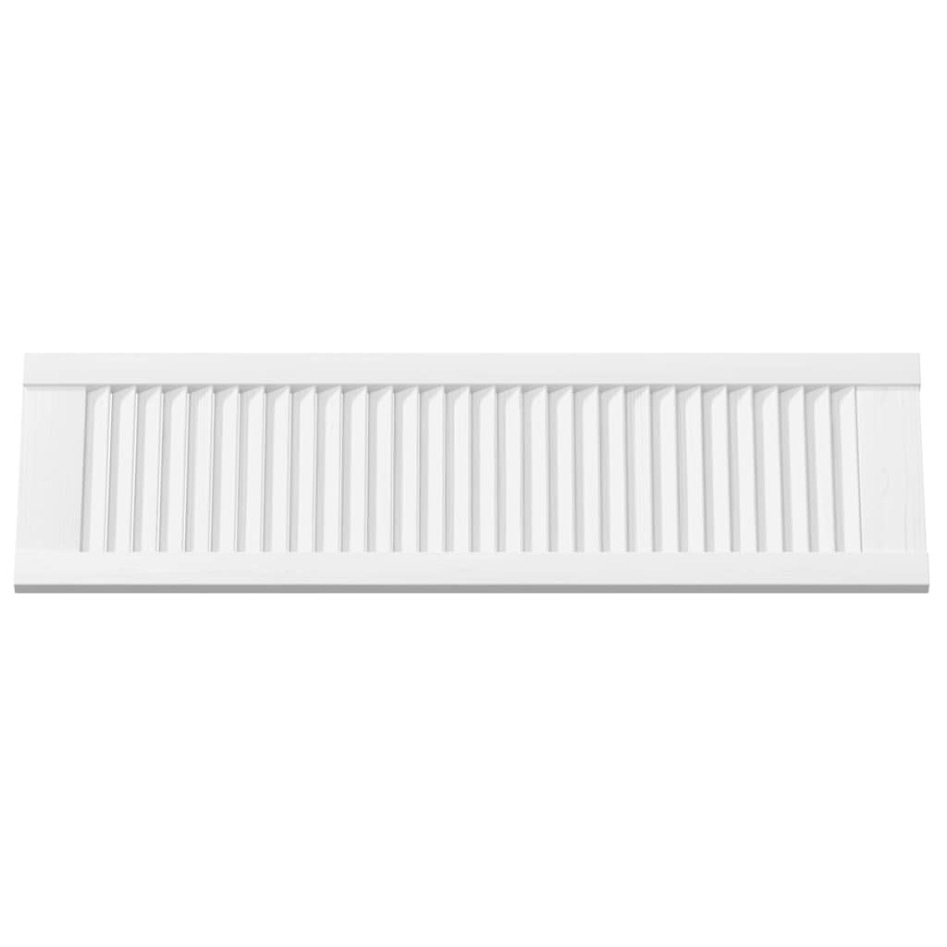 Puerta de armario de lamas 2 uds blanco 99x29,5