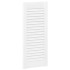 Puerta de armario de lamas 4 uds blanco 69x29,5