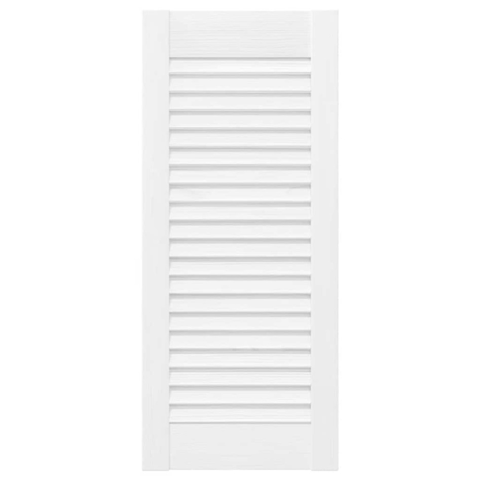 Puerta de armario de lamas 4 uds blanco 69x29,5