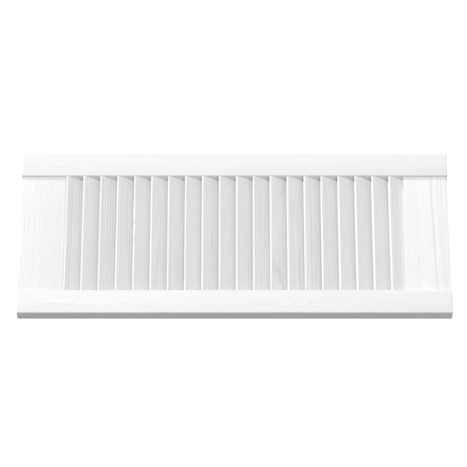 Puerta de armario de lamas 4 uds blanco 69x29,5