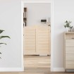 Puertas batientes diseño de lamas 2 par 90x80cm madera pino