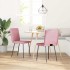 Sillas de comedor 2 unidades terciopelo