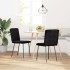 Sillas de comedor 2 unidades terciopelo