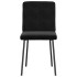 Sillas de comedor 2 unidades terciopelo