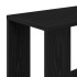 Estantería/divisor madera contrachapada roble negro