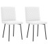 Sillas de comedor 2 unidades cuero sintético