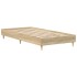 Estructura de cama sin colchón madera roble Sonoma 75x190