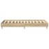 Estructura de cama sin colchón madera roble Sonoma 100x200