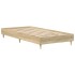 Estructura de cama sin colchón madera roble Sonoma 100x200