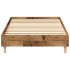 Estructura de cama sin colchón madera vieja 90x200