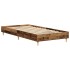 Estructura de cama sin colchón madera vieja 90x200